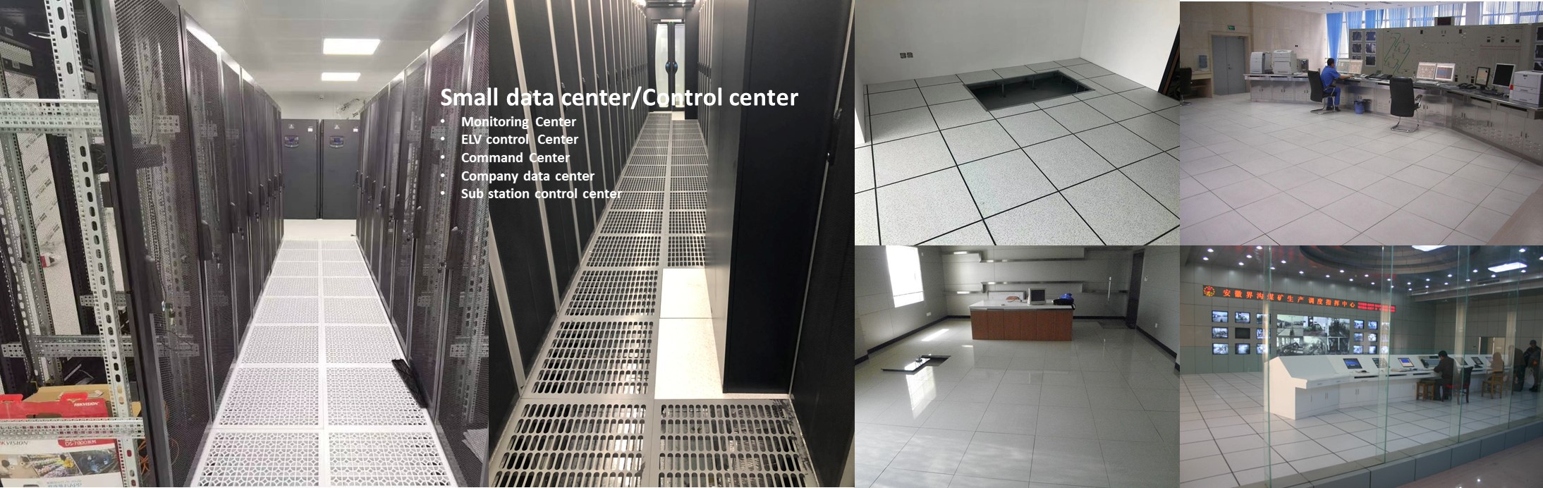 Control center raised floor