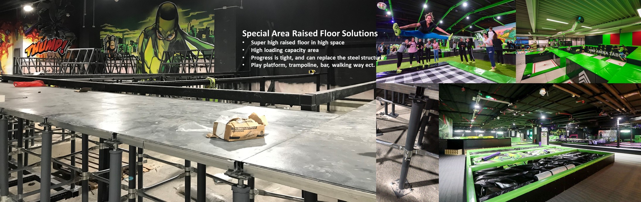 super height special raised floor solutions
