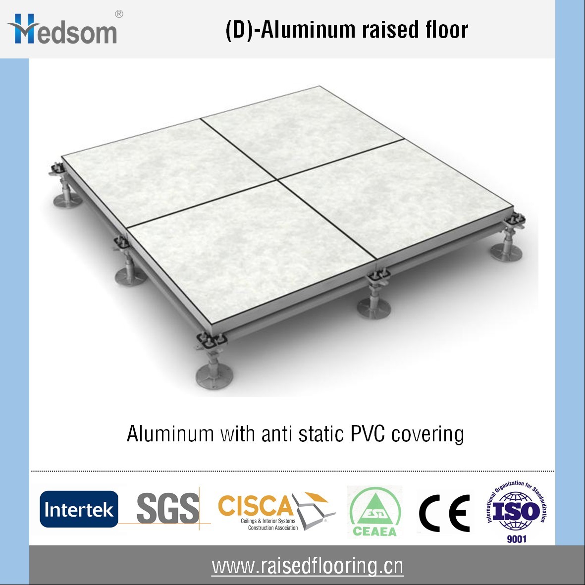 Aluminum RF+ESD PVC